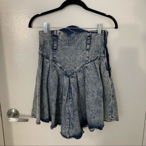 Vintage Denim Corset Skirt!
